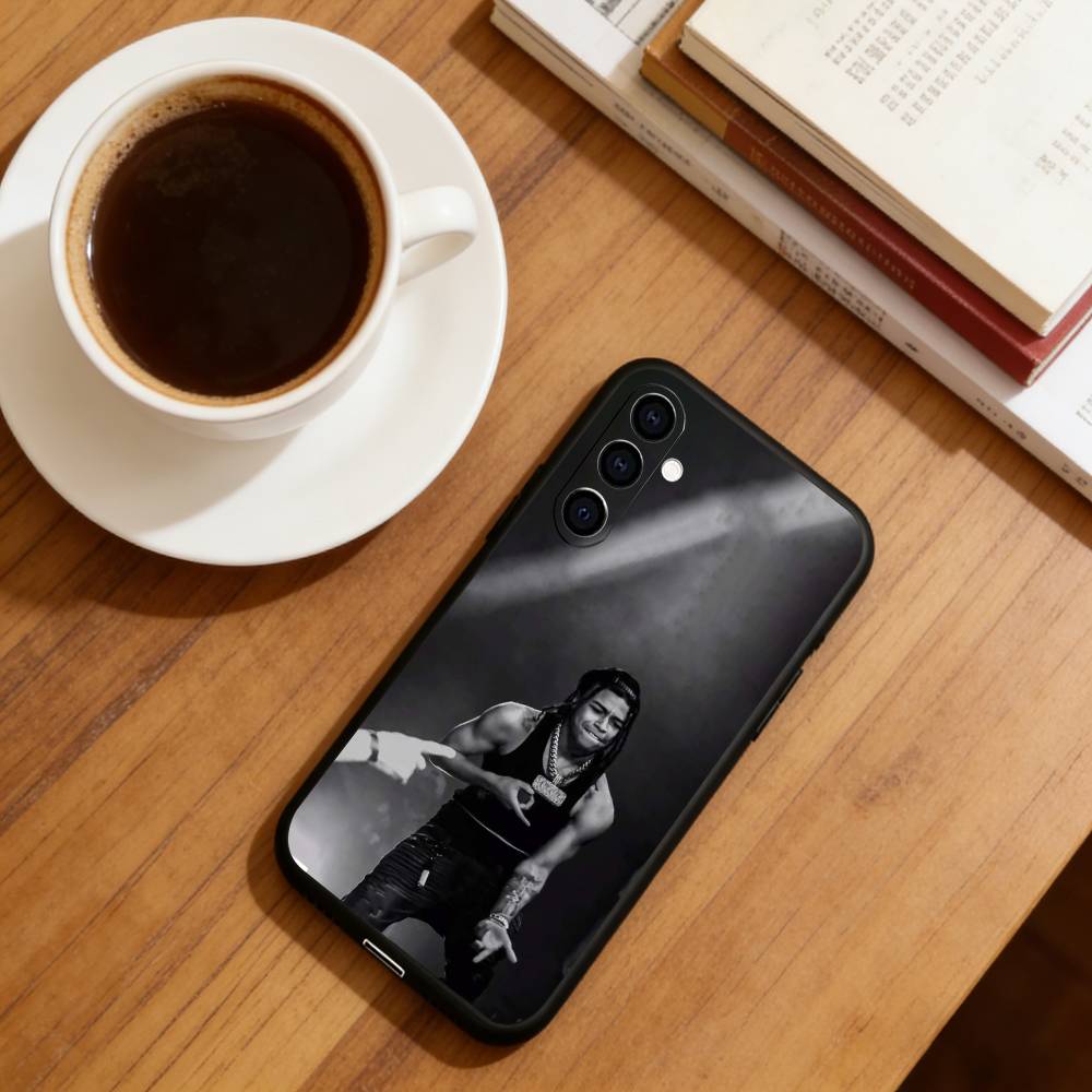 DD O-Osama Rapper Phone Case Black Silicone Soft For Samsung Galaxy A73,A72,A71,A70,A53,A52,A51 Samsung a53 5g