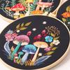 Black Cloth Pattern Embroidery Stitch Practice Kit Handmade DIY Crafts DIY Needlework Kit Punch Needle Kit Embroidery Artcraft
