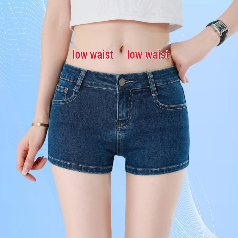 Women s Sexy Stretch Three-Quarter Denim Shorts - Slimming, Trendy, Versatile Low-Rise Design 25 (18 inches) 70-80 lbs