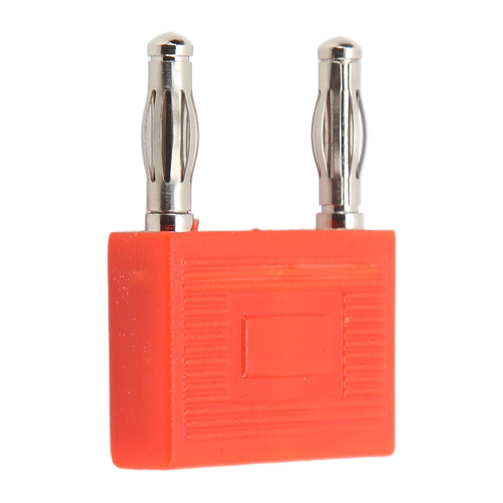 

5PCS Double Row Banana Plug Connector Nickel Plated Copper 2 Way Dual Banana Plug for Speaker Wires