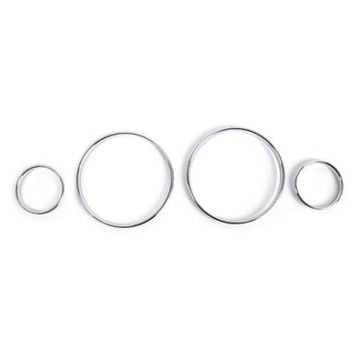 Chrome Gauges Ταμπλό Δακτύλιοι Δακτύλιοι Περικοπή Ταχύμετρου Αυτοκινήτου Κύκλος Στυλ για E39 E38 E53