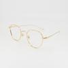 SBKA Liu-C03 Gold Rim Glasses Frame (Blue Light Blocking)