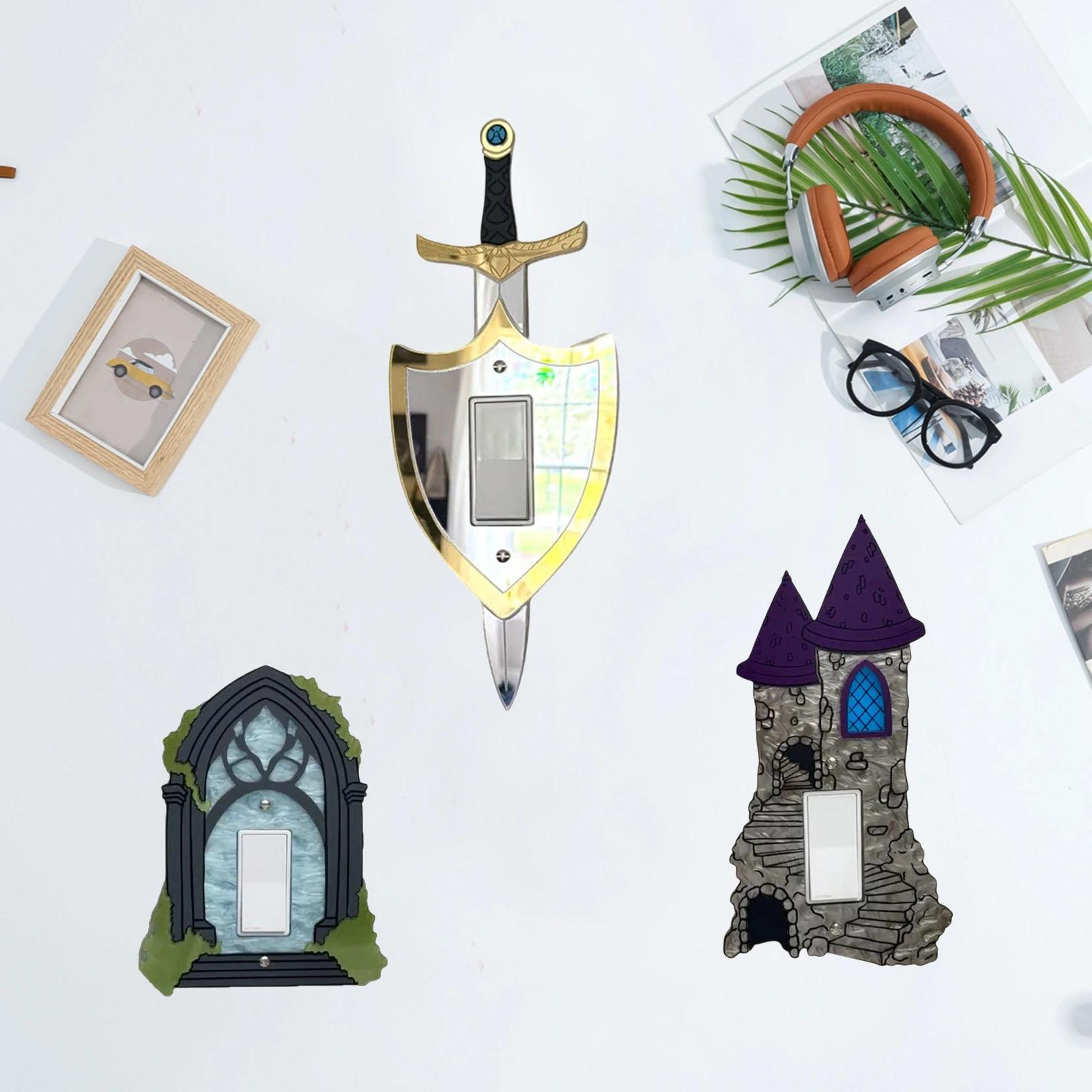 

Antasy Cover, Magical Castle Socket Cover, Christmas Decoration One Size