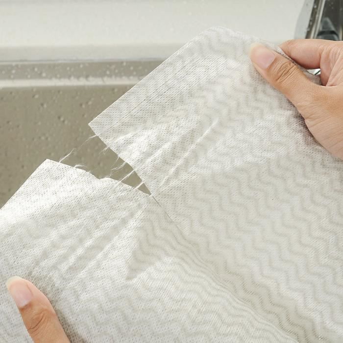 Dishcloth,Antibacterial and Durable Disposable Wipes, Used In Kitchens, Etc.. 3 Rolls, 50 Pieces Per Roll