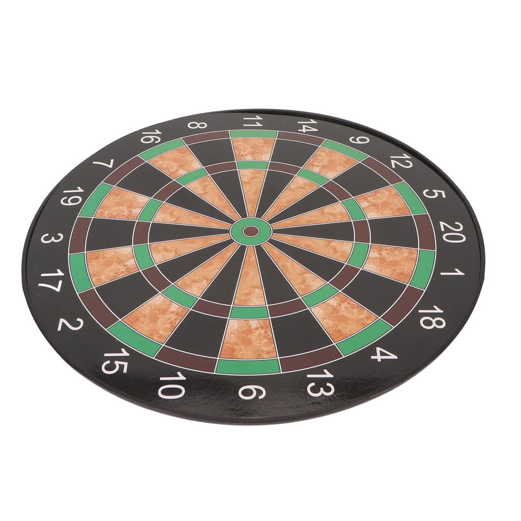 17 Inch Dart Board Game Set Double Sided Magnetic Dart Board with Magnetic Darts Brown