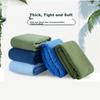 Towel Blanket, Thickened Single-Person Air Conditioning Blanket, Thin Blanket, Nap Blanket, Navy Blue, 150x200cm