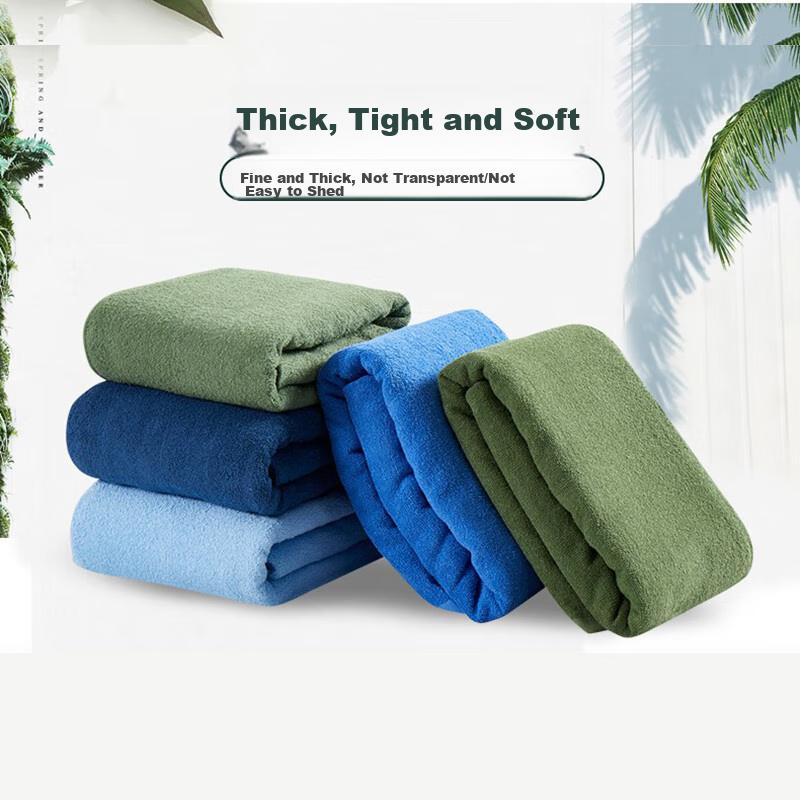 Towel Blanket, Thickened Single-Person Air Conditioning Blanket, Thin Blanket, Nap Blanket, Navy Blue, 150x200cm