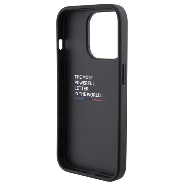 Bmw Bmhcp15Lgspprk Iphone 15 Pro 6.1 Czarny/Black Hardcase Grip Stand Smooth & Perforated
