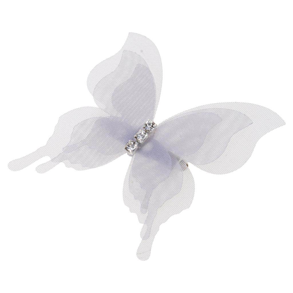 20PCS Embroidery Butterfly Appliques Sew On Patches for Sewing Craft Wedding Dress Clothing Decoration Hair Accessories