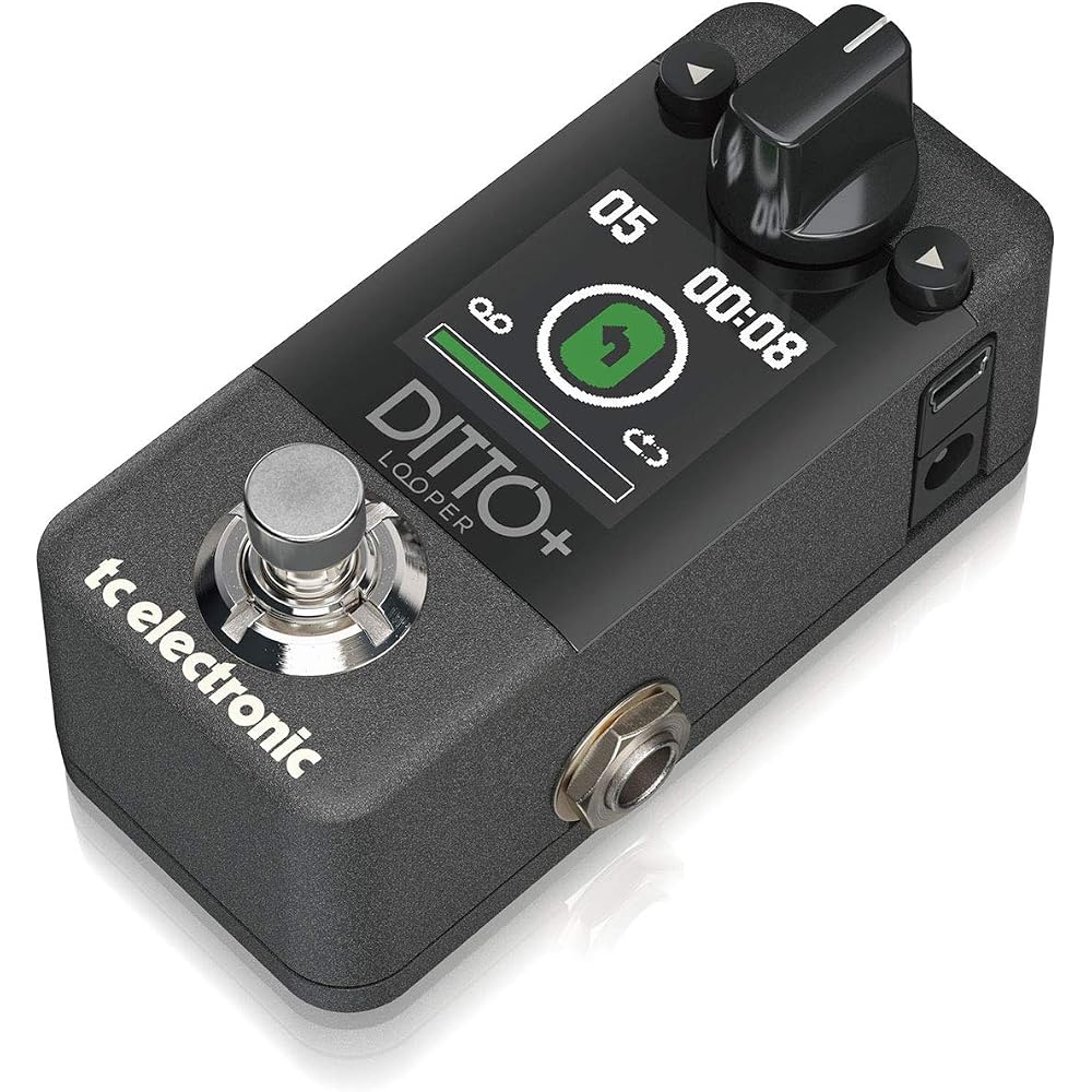 TC Electronic Compact Looper Pedals, 99 Slots, 60 Minute Loop Time, Color Display, Extended Loop ...