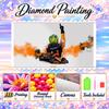 Lando Norris 5D Diamond Painting Kit DIY Full Drill Diamond Art Home Wall Decor