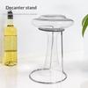 Creative Wine Decanter Drying Rack Simple Metal Decanter Holder Stand For Home Bar Kitchen Wine Bottle Drainage Display Storage