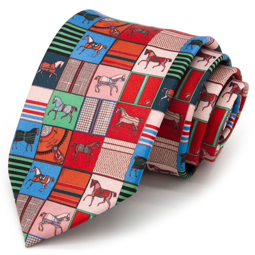 Men's Classic 8cm Animal Horse Graffiti Printed Tie Wedding Business Necktie Accessory Gift