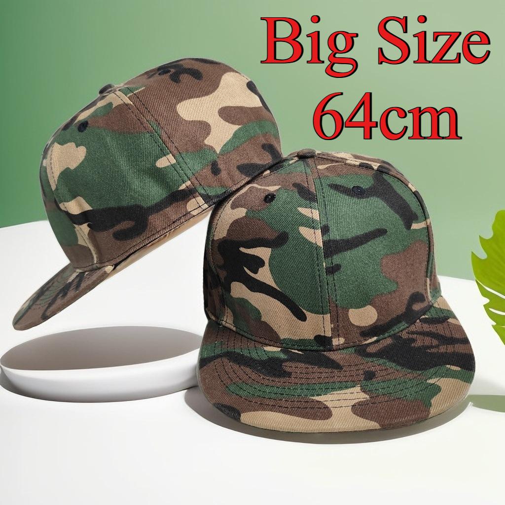 My Extreme Outdoor Activities Men's Camouflage Big Size 64Cm Back Closed Skateboard Cap For Fitted Baseball Cap Snapback Caps Trend Hip Hop Hat 60Cm 62Cm 64Cm