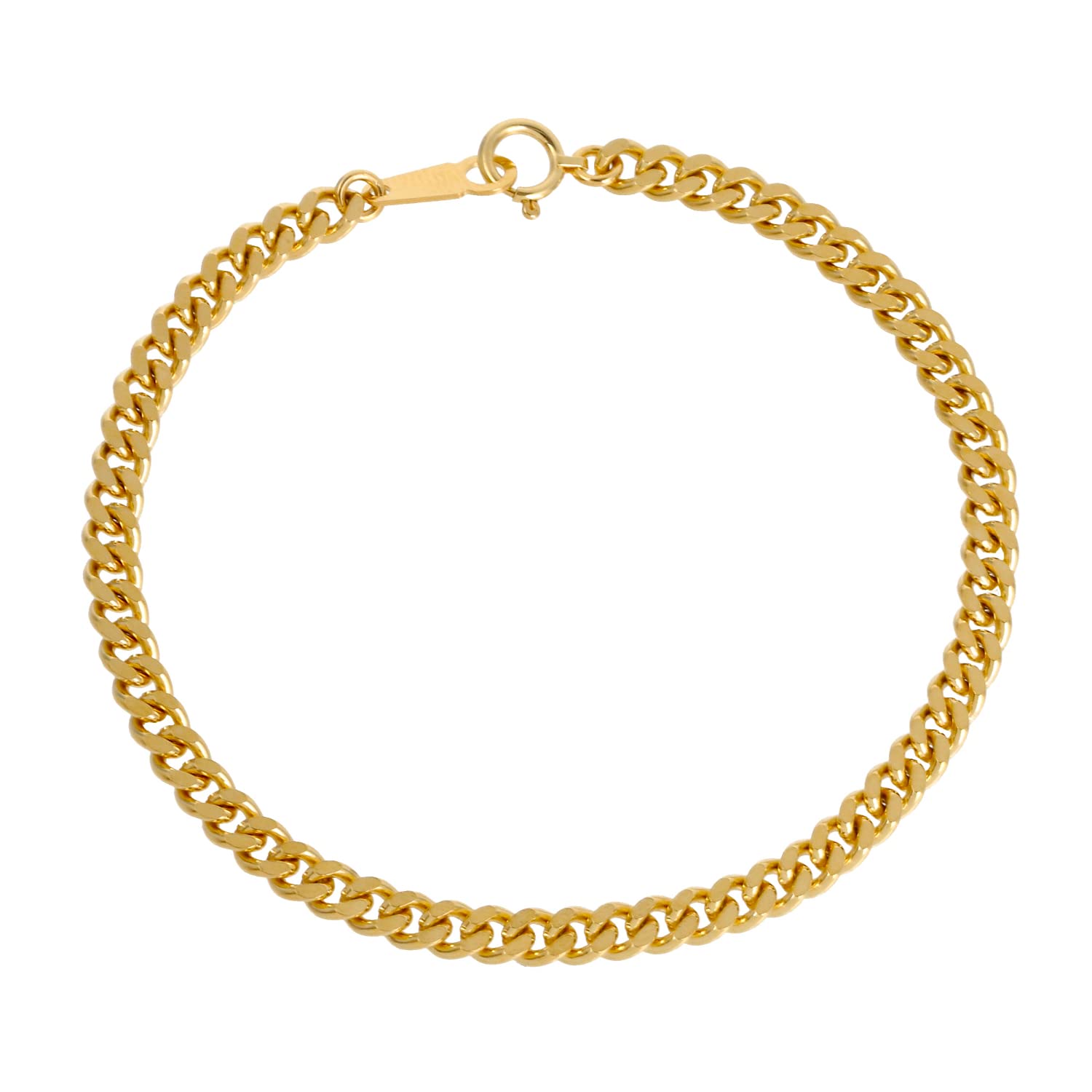 

Золотий браслет 18 карат K18 S Ланцюжок Кіхей Зроблено в Японії Штамп сертифікації 10г 18см Кільце-пулер [Fairy Kallet] Двосторонній