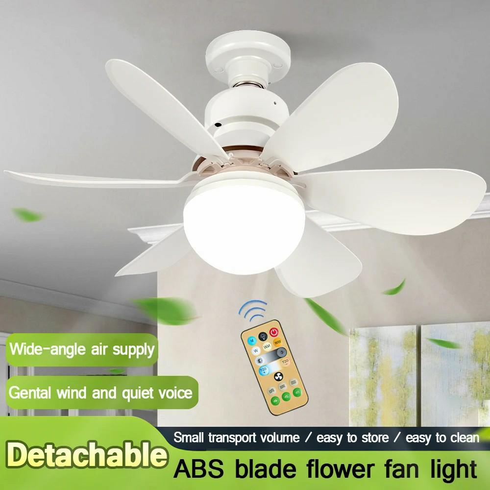 

420mm Diameter 30W LED Fan Light with Remote Control 3 Color Temperatures Dimmable Ceiling Lamp A
