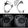 NVCNX Real Carbon Fiber Trim for Lexus Is 250 350 Accessories | for 2006-2008 2007 IS250 IS350 Interior, Door Inner Front Rear Window Lift Switch