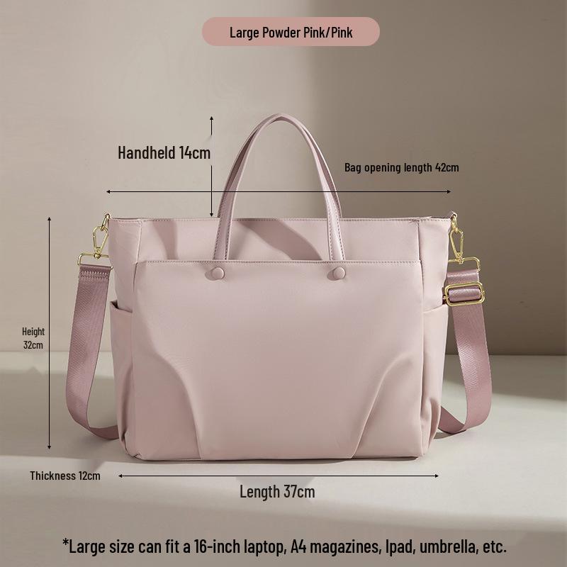Damen Laptoptasche: 15,6-Zoll-Aktentasche mit großer Kapazität, zum Umhängen und als Crossbody-Tasche