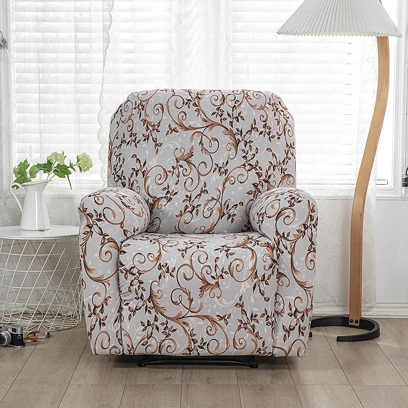 Spandex Recliner Sofa Cover for Living Room Modern Sloping Massage Chair Covers Lazy Boy Relax Armchair Cover