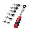 Ratcheting Wrench Set, Quick Change Flexs-Head Wrench Set,Combination Wrench Set with Metric 8-19mm Head for Car Repair