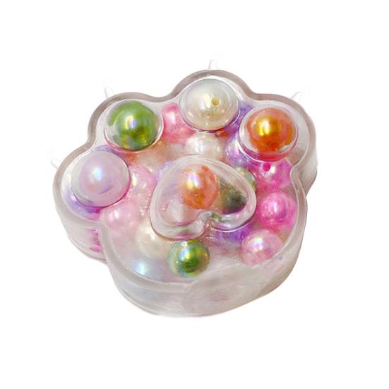 

Crunchy Cat Paw Squeeze Toy Bead Filled Stress Ball Sensory Toy Anti-anxiety Sensory Fidget Toy Decompression Tools разноцветный