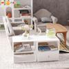 1Pcs 1/12 Dollhouse Storage Cabinet TV Combination Cabinet Designed For Micro Landscape Decoration Miniature Food Toy Model DIY Attachment