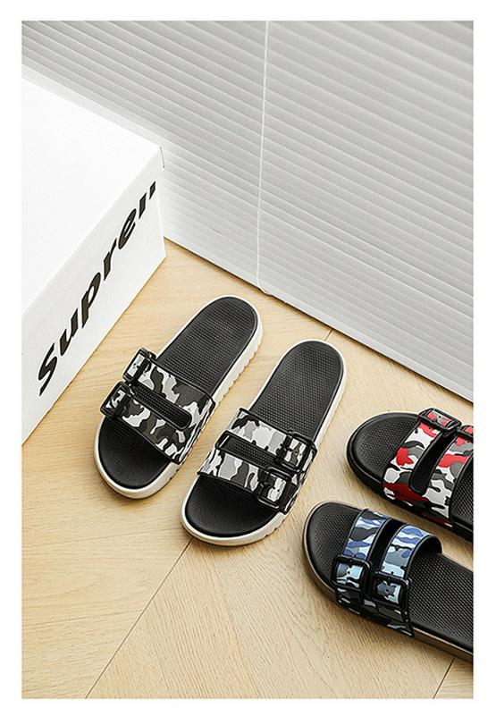 New Men's Trendy Summer Fashion Outdoor Sandals: Simple Beach Slippers for Couples