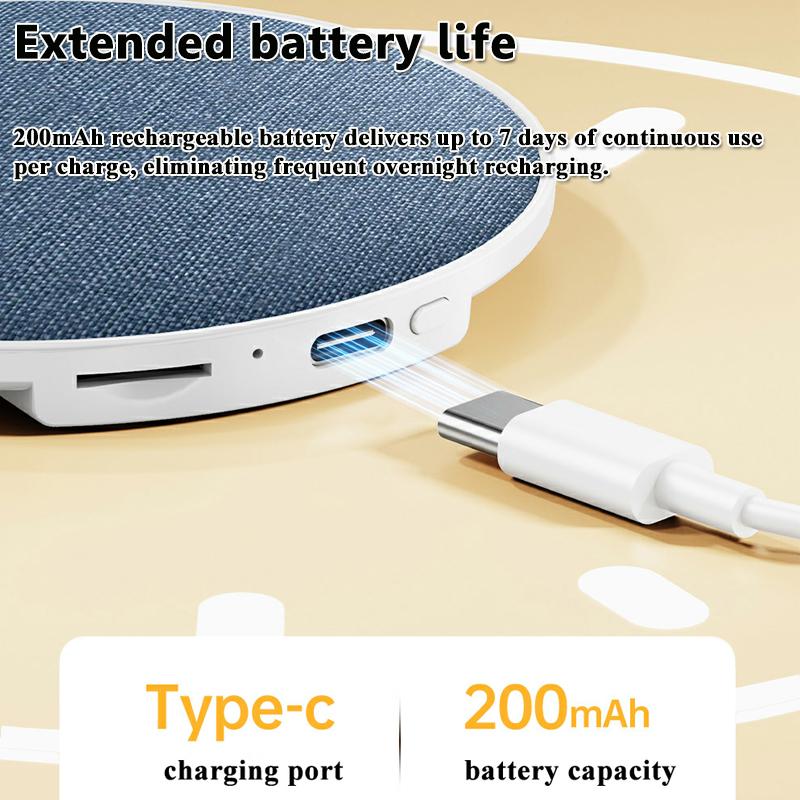 Bedroom Pillowside Sleep Aid Speaker Bluetooth 5.4 High Dynamic HiFi Sound Quality Under-pillow Sound With White Noise Speaker