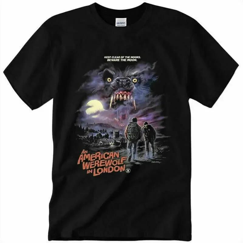 An American Werewolf In London Men S Casual Short Sleeve T Shirt Size S 5Xl S разноцветный