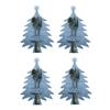 4pcs Christmas Tree Cutlery Holder for Kitchen Tableware Fork Knife Spoon Bags