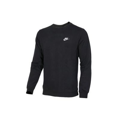 Lässiges Sportliches Locker Geschnittenes Rundhals-Pullover-Sweatshirt Herren-Oberteile Schwarz 804343-010
