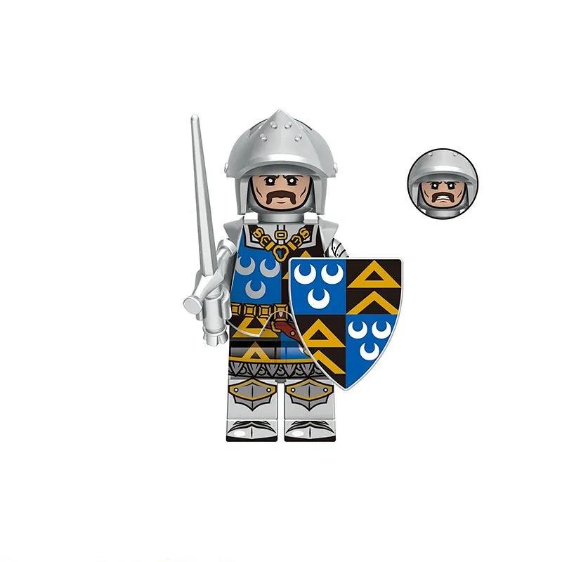 

Medieval Ancient Soldier Knight Minifigure Assembly Building Blocks