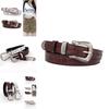 Womens Highquality Faux Leather Belt With Metal Buckle For Work And Leisure Outfits