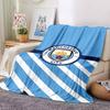 Manchester Crest Blankets Flannel Printed Breathable Warm Throw Blanket for Home Office Bedspreads 0708a10