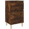 VidaXL Table de chevet chêne fumé 40x35x70 cm 819702
