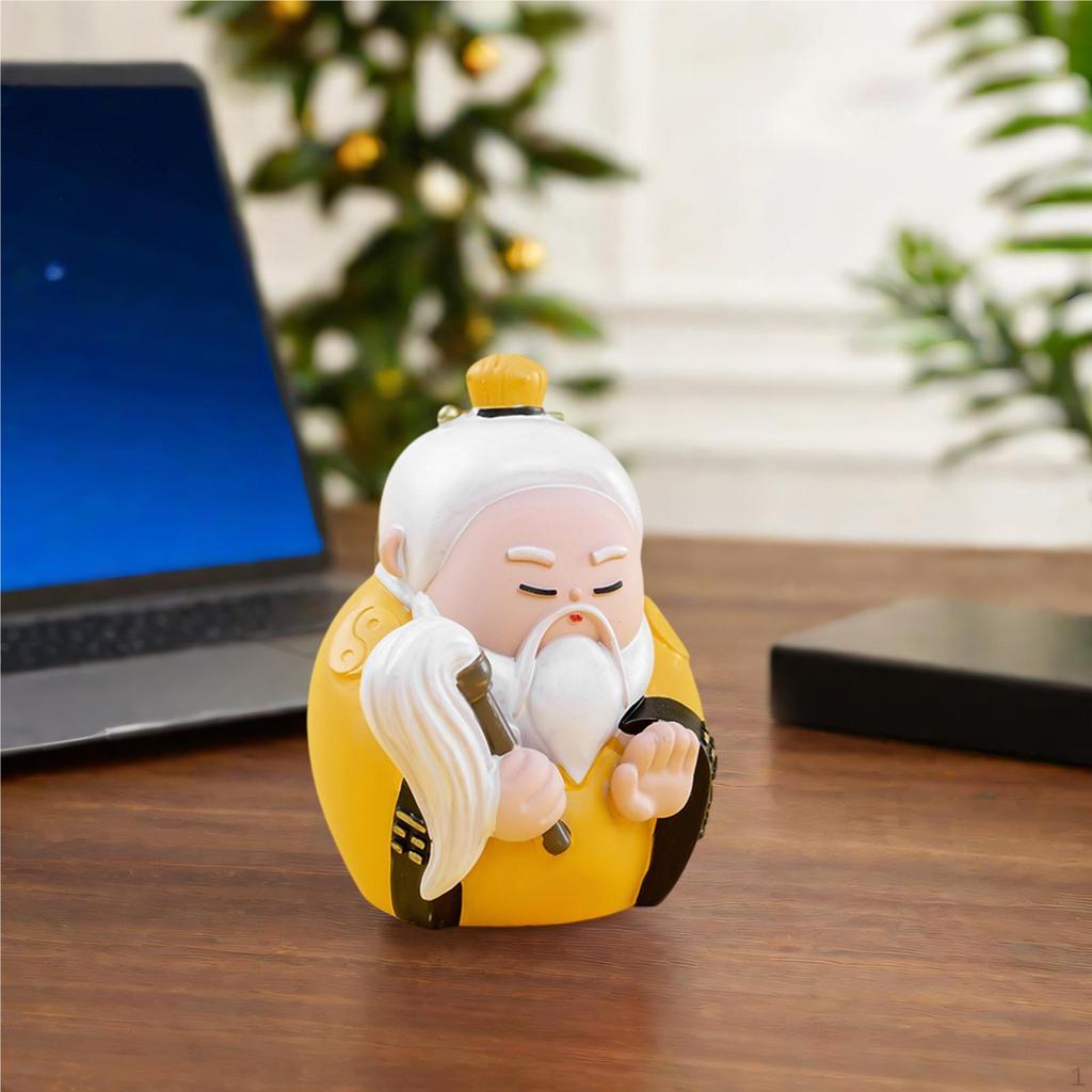 Chinese God Figure Miniature Decoration Year Figurine Desktop Ornament for Party Favors