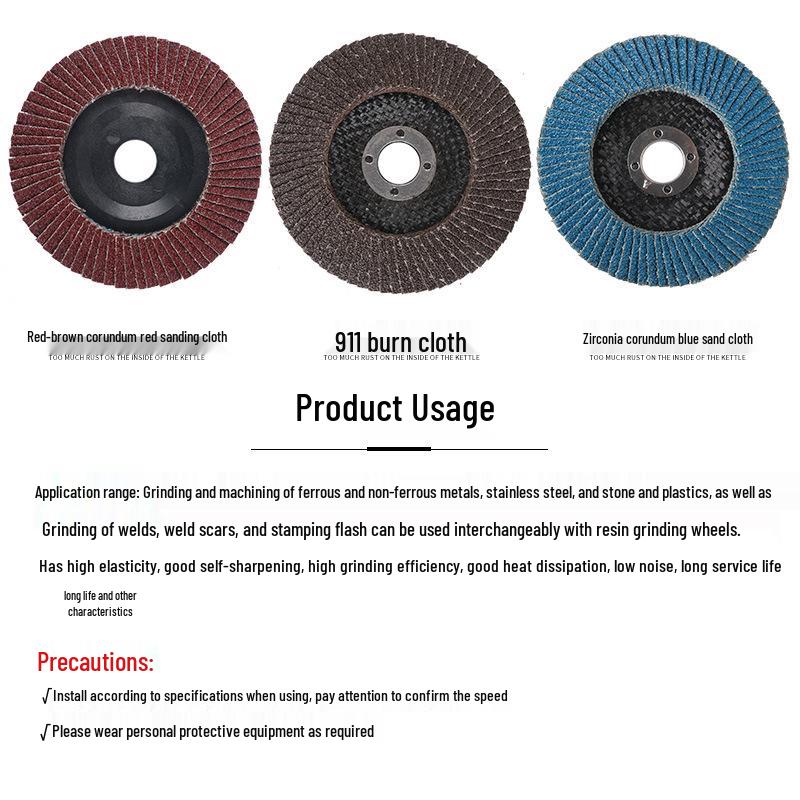 Louvered Flap Disc 100 – Grinding & Polishing Wheel for Angle Grinders