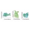 Set of 10 Miniature Mice Colorful Resin Figurines for Creative Cake Toppers Whale Cattle Kitten Shape