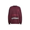 (WMNS) Originals Logo Play Sweatshirt 'Claret' Women's H20452