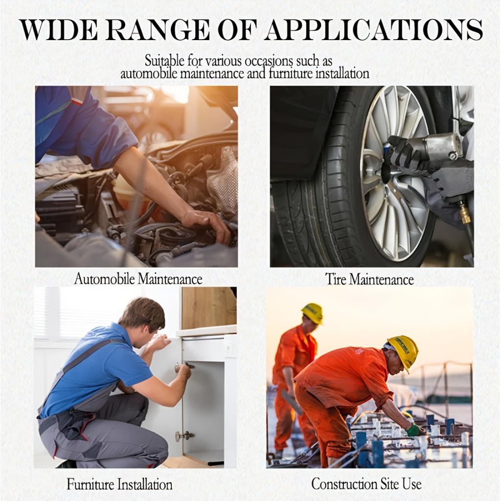 Nastavitelný univerzální adaptér na nástrčný klíč, Pasuje na matice a šrouby 10-19 mm, Kompatibilní s ráčnou 3/8" a elektrickým nářadím