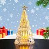 Christmas Tree Night Light Decoration Mini Xmas Tree Decorative Lamp Battery Powered 3D Tree LED Table Light Home Office Holiday Party Ornament