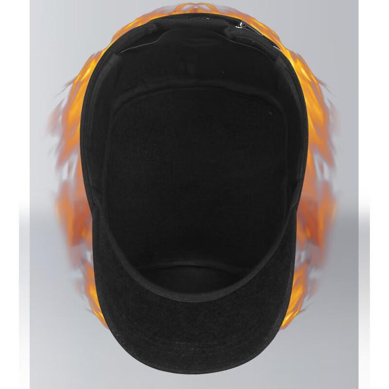 ZHENYUEQI Herren Winter Warme Flachgipfel Baumwollmütze