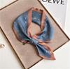 New Elegant Women's Slender Scarf Soft Satin Lightweight Chic Print Design for Spring Summer Versatile Neck Collar Accessory