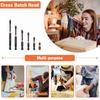 S2 Alloy Steel Cross PH2 Bit 1/4 Hex Shank Electric Screwdriver Bits Tips Impact Resistance Hand Tools for Electrician Mechanic