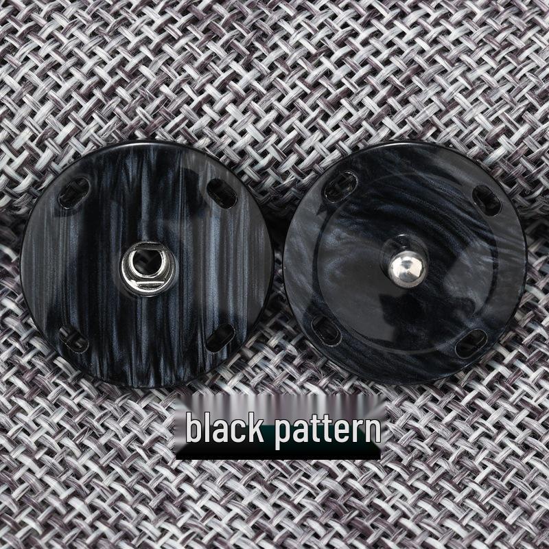 

Coat Resin Snap Buttons for Knitwear, Jackets, and Cashmere Sweaters - Invisible Mother-Son Buckle Press Stud Pattern