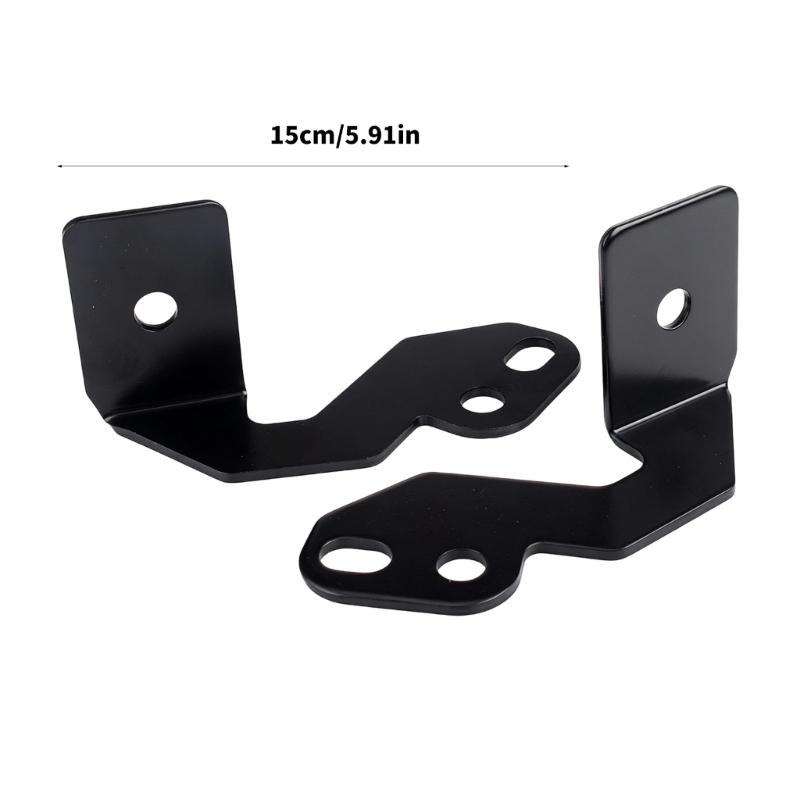 31BC Curved LED Bar Mount Brackets UTV Roll Cage Support Pair Use