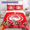 Olympiacos F.C Set Biancheria da Letto 3 Pezzi Copripiumino Chiusura Include 1 Copripiumino & 2 Federe per Tutte le Stagioni Camera da Letto Casa Arredo Stanza del Dormitorio