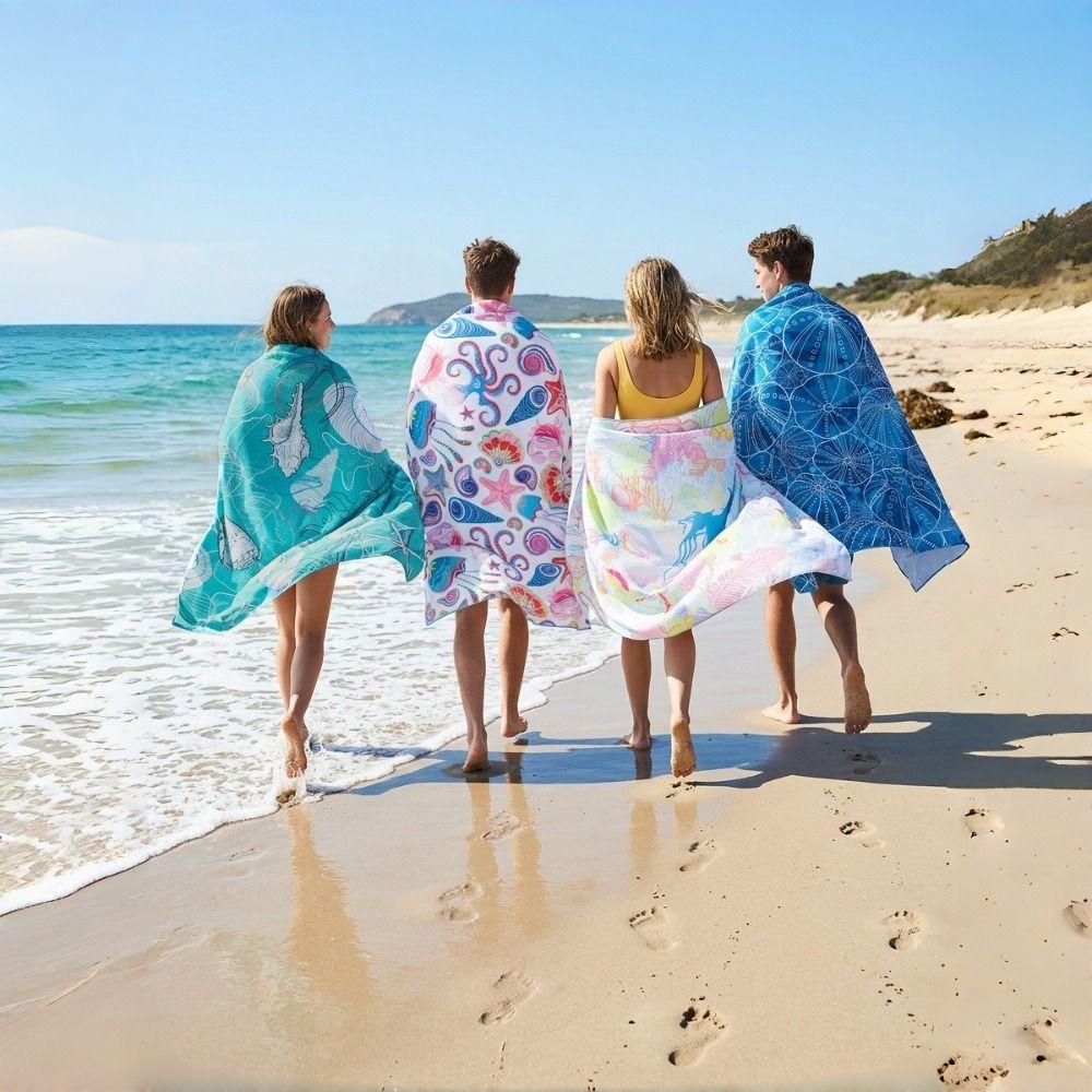 Absorbent Bath Towel Quick-drying Swimming Towel Swimming Supplies Beach Blanket Spa
