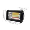 72W COB LED Light Bar For Off Road Truck Car Fog Work With White Yellow Amber