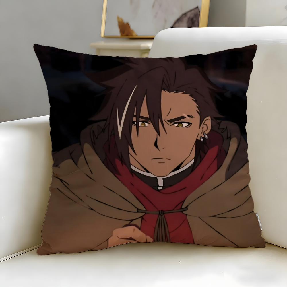 isekai anime Sentenced to Be a Hero Cushion Cover Soft  EasyWash Pillow Case  Versatile for Couch Bed Travel and Office